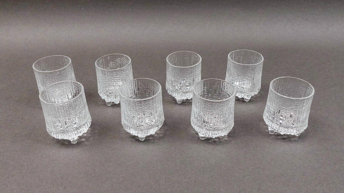 Iittala Finland By Tapio Wirkkala Ultima Thule Shot Cordial Glass Set Of 8