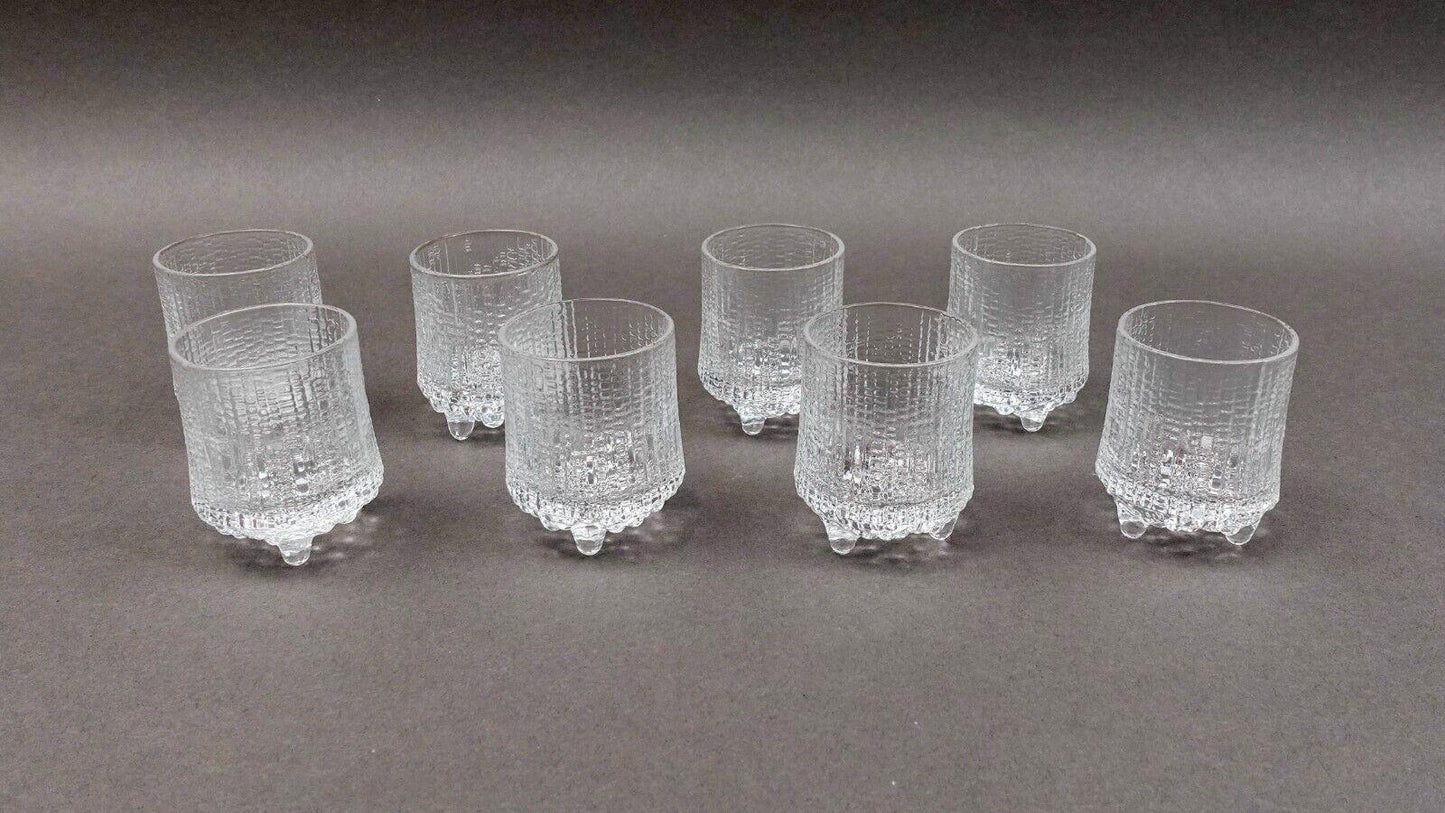 Iittala Finland By Tapio Wirkkala Ultima Thule Shot Cordial Glass Set Of 8