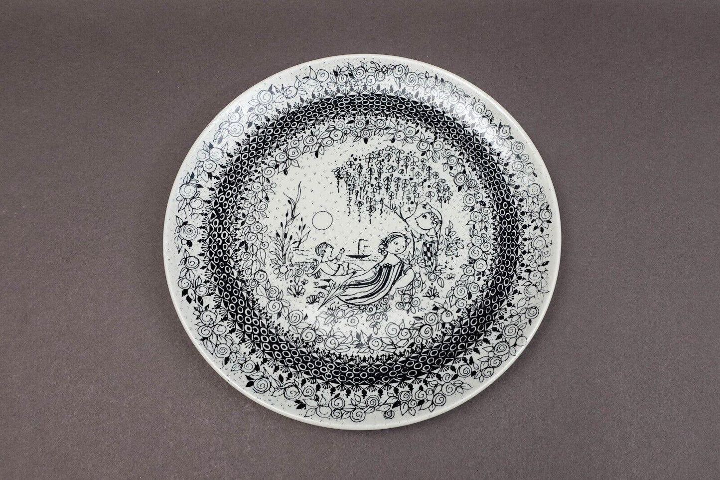Nymolle Denmark Bjorn Wiinblad  Ararstiderne Sreasons Summer 10 5/8" Plate