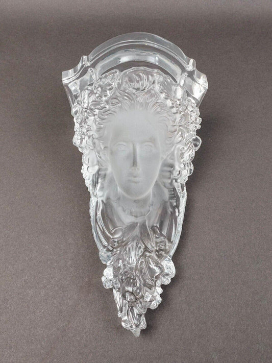 Yaacov Heller Vintage Art Deco Figural Lucite Wall Mounted Sconce Sculpture