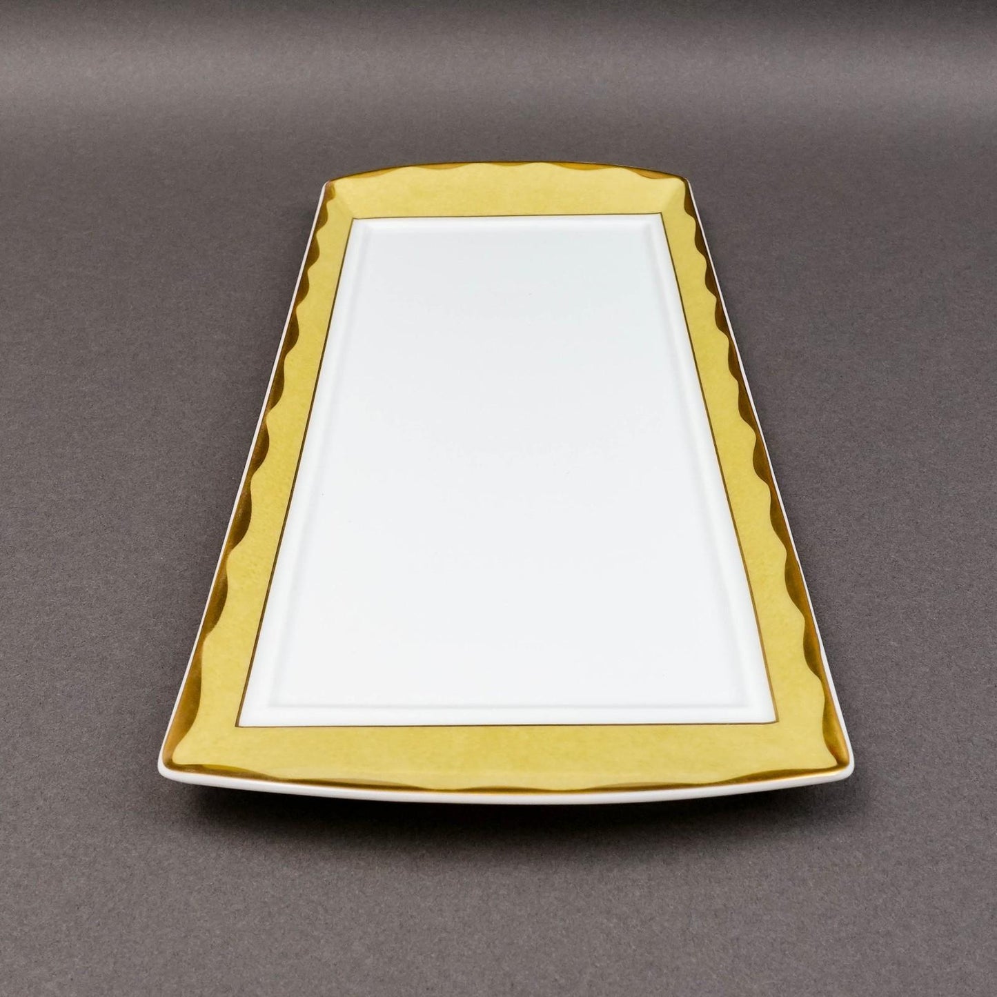 Bernardaud France Tableau Yellow Fusion Plateau Rectangular Sumba Platter Tray