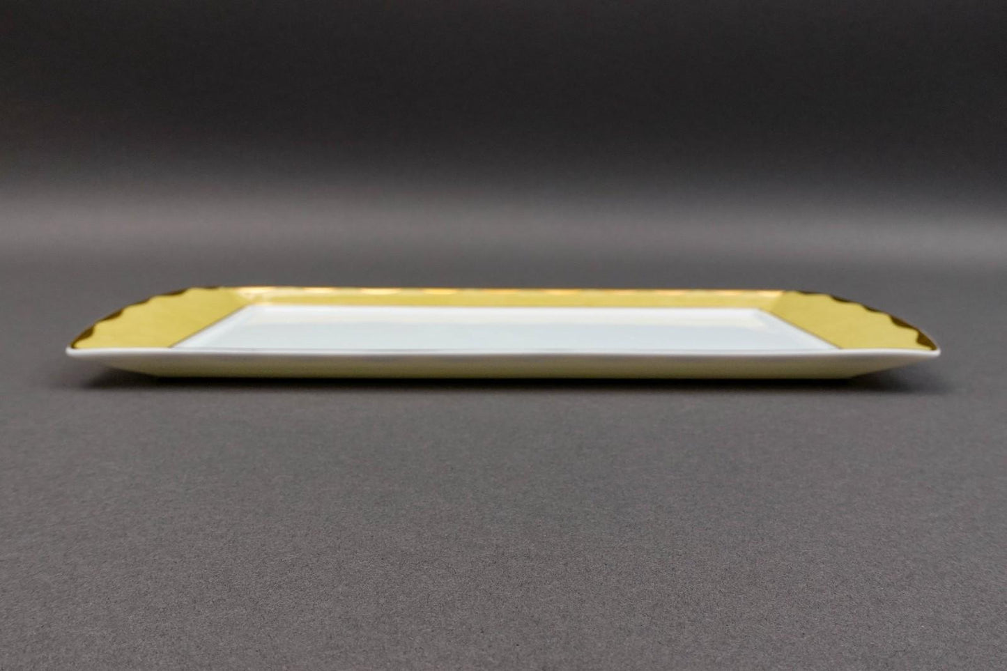 Bernardaud France Tableau Yellow Fusion Plateau Rectangular Sumba Platter Tray
