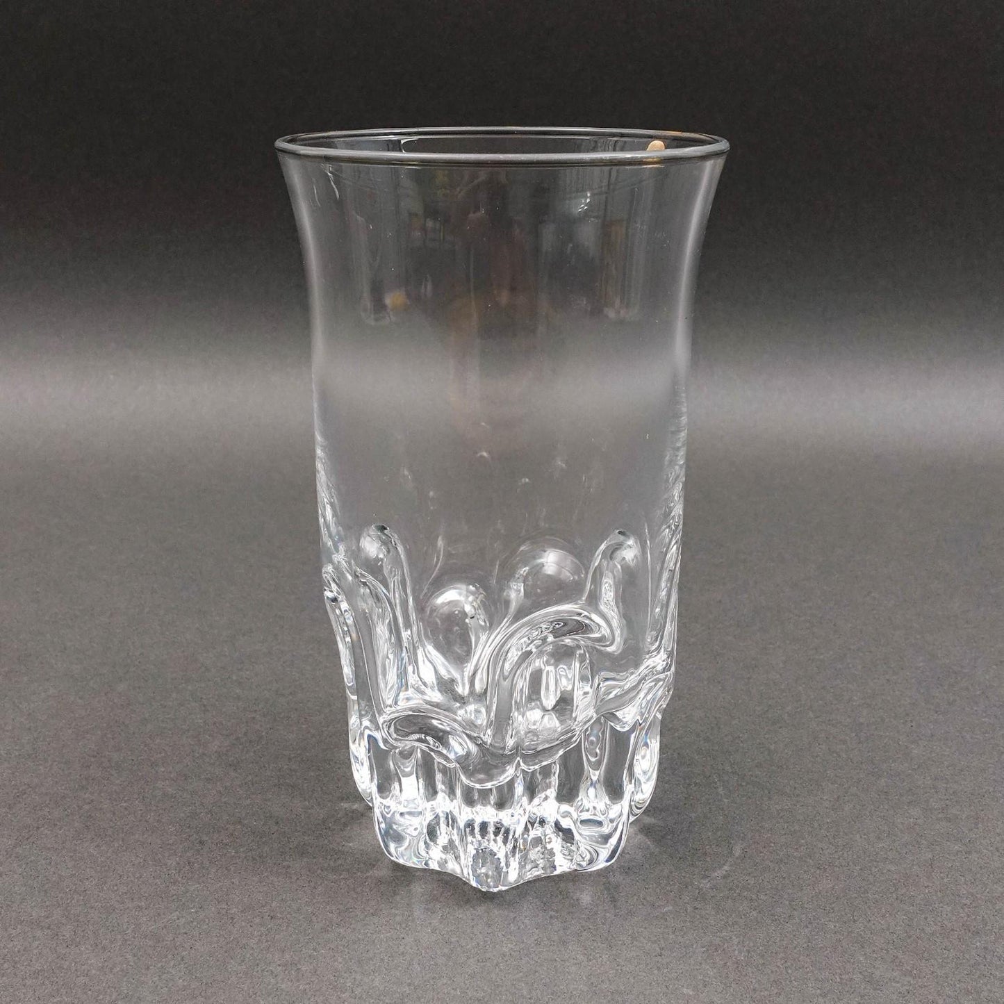 Iittala Finland Tapio Wirkkala Vintage Marja Crystal Glass Vase 6 3/8"