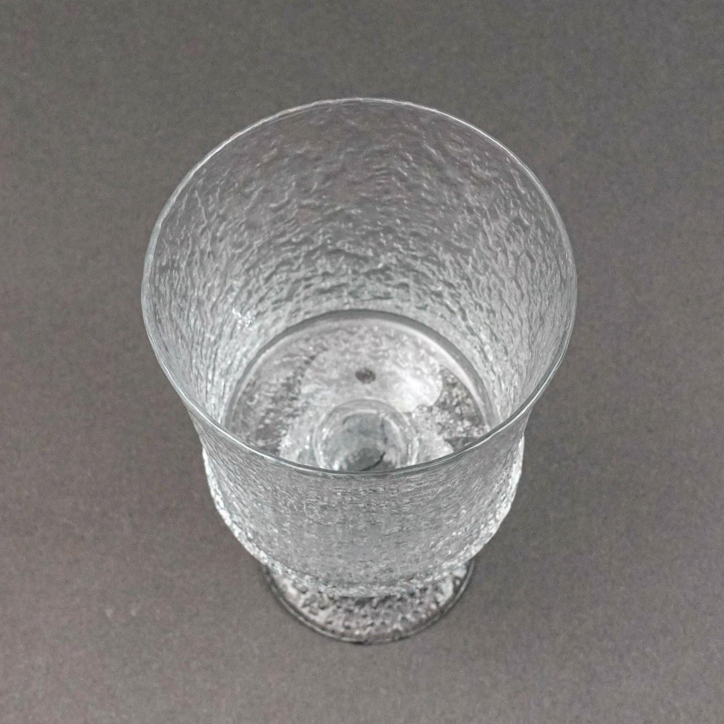 Iittala Finland Timo Sarpaneva Signed MCM Festivo Senator 2 Ring Glass Goblet