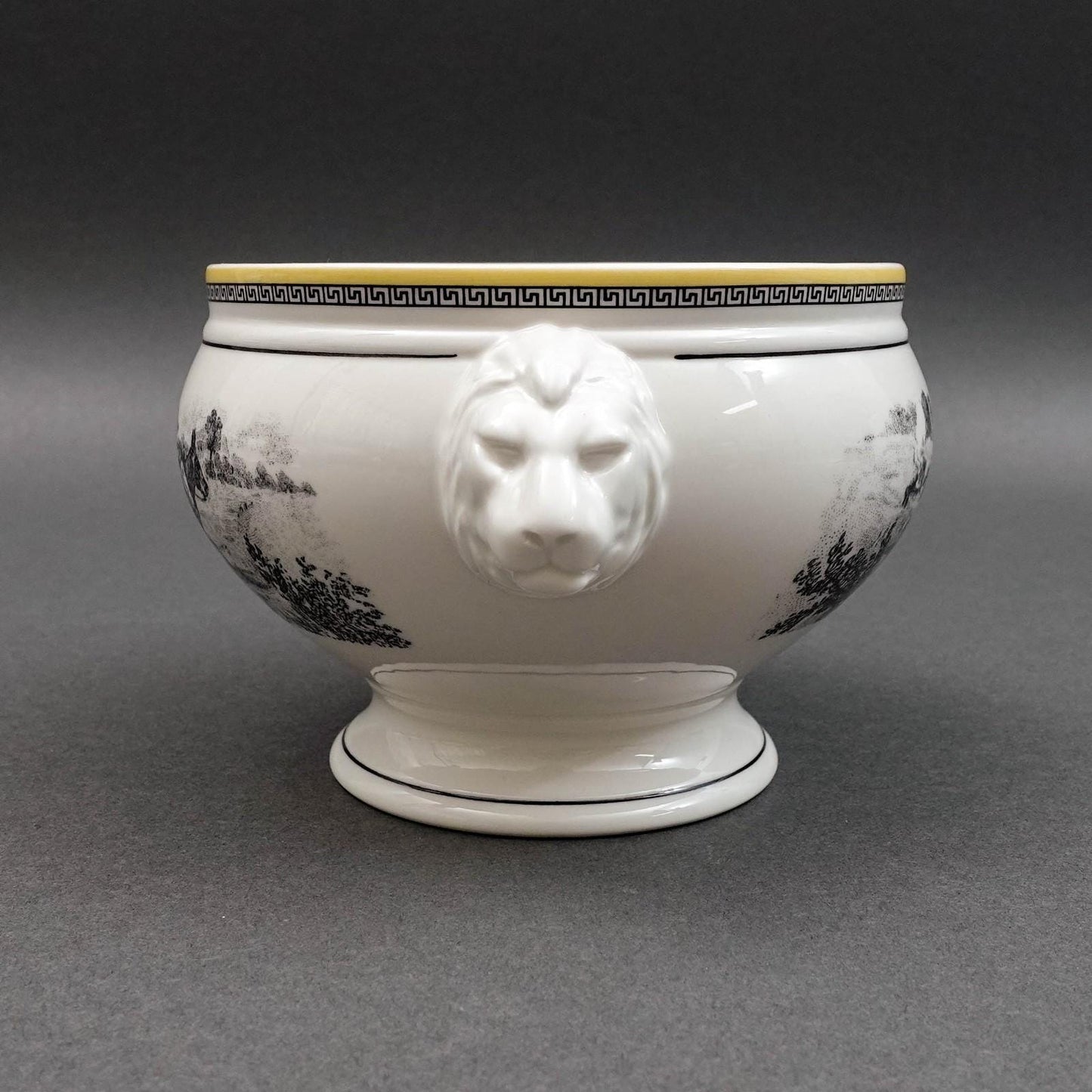 Villeroy & Boch Germany Audun Ferme Lion Head Porcelain Soup Bowl Set Of 4