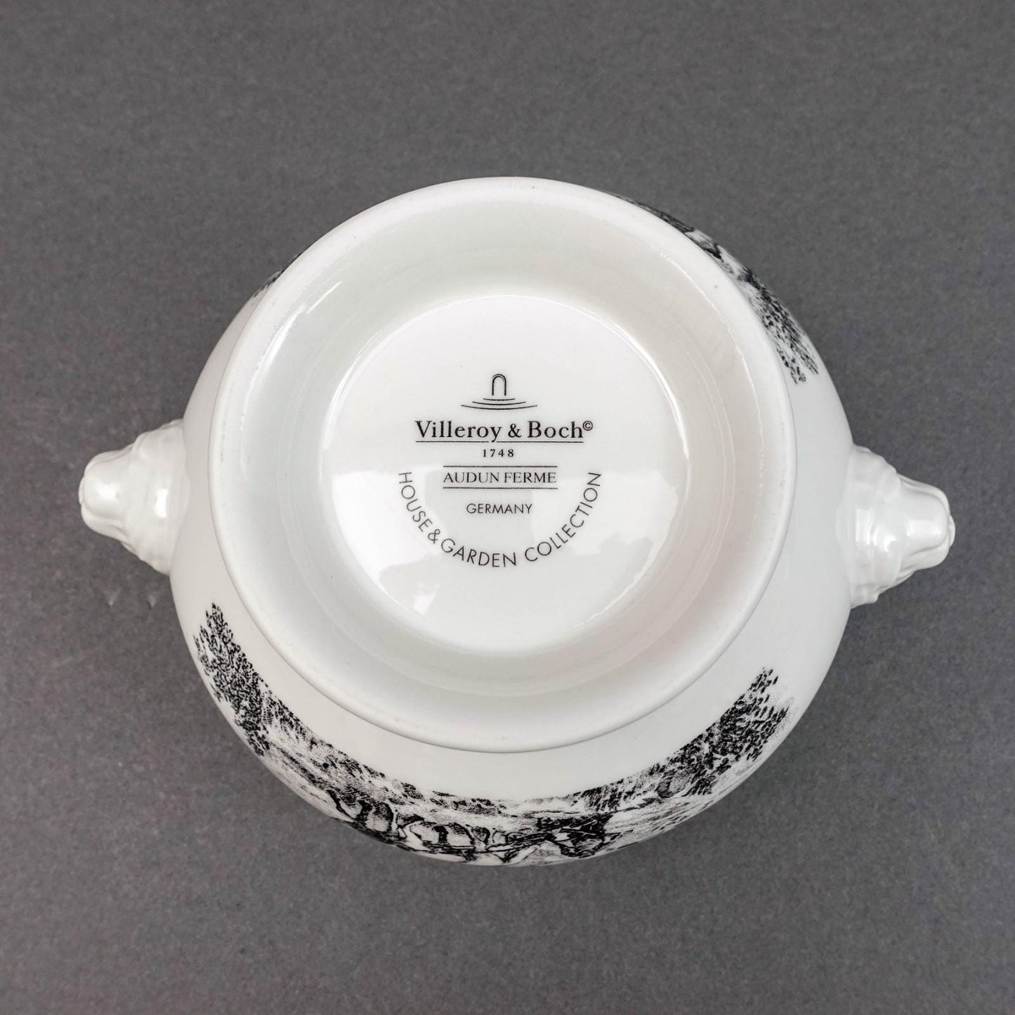 Villeroy & Boch Germany Audun Ferme Lion Head Porcelain Soup Bowl Set Of 4