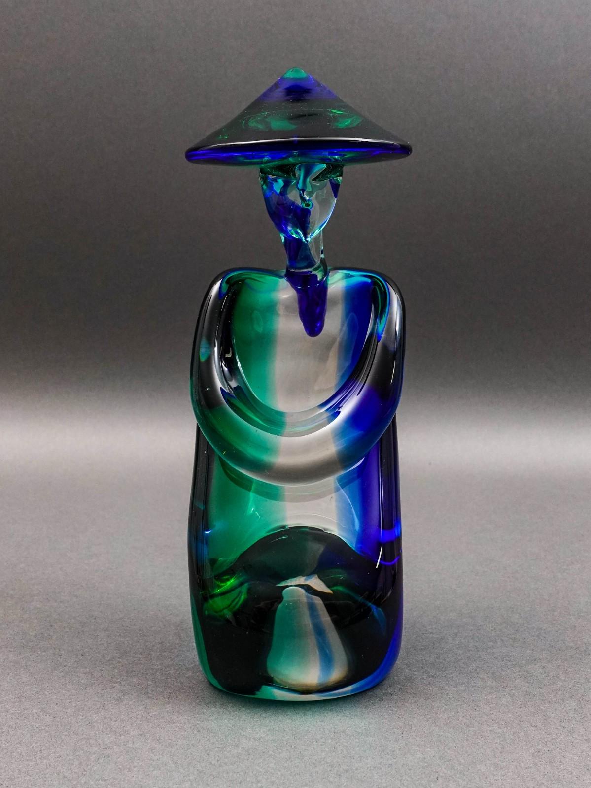Archimede Seguso Signed Murano Italy Glass Figural Sculpture