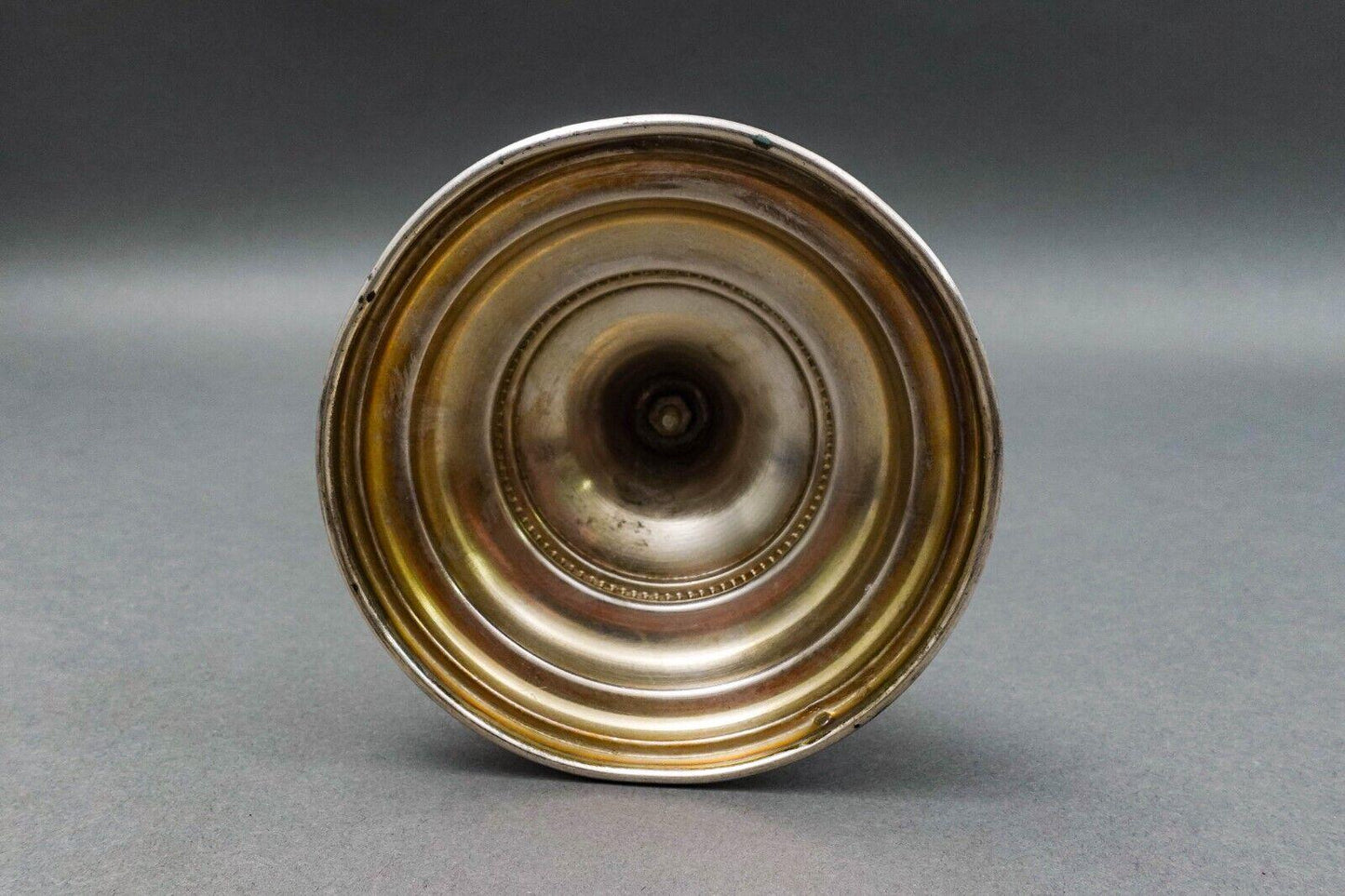 Antique Large Silver Engraved Presentation Goblet Cup And Cover W/ Eagle Finial