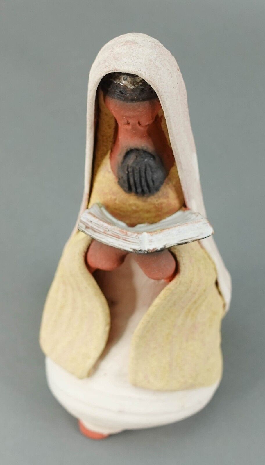 David Kalderon Israel Vintage Judaica Modernist Studio Pottery Rabbi Sculpture