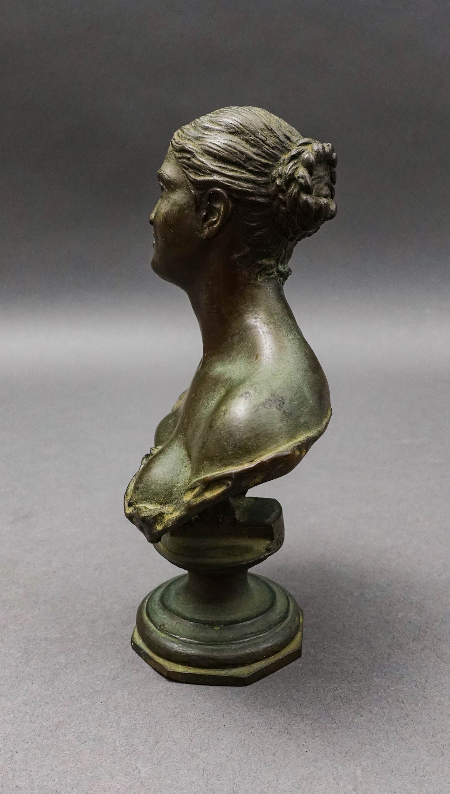 Vincenzo Gemito Naples Italy Antique Busto Di Donna Bronze Woman Bust Sculpture