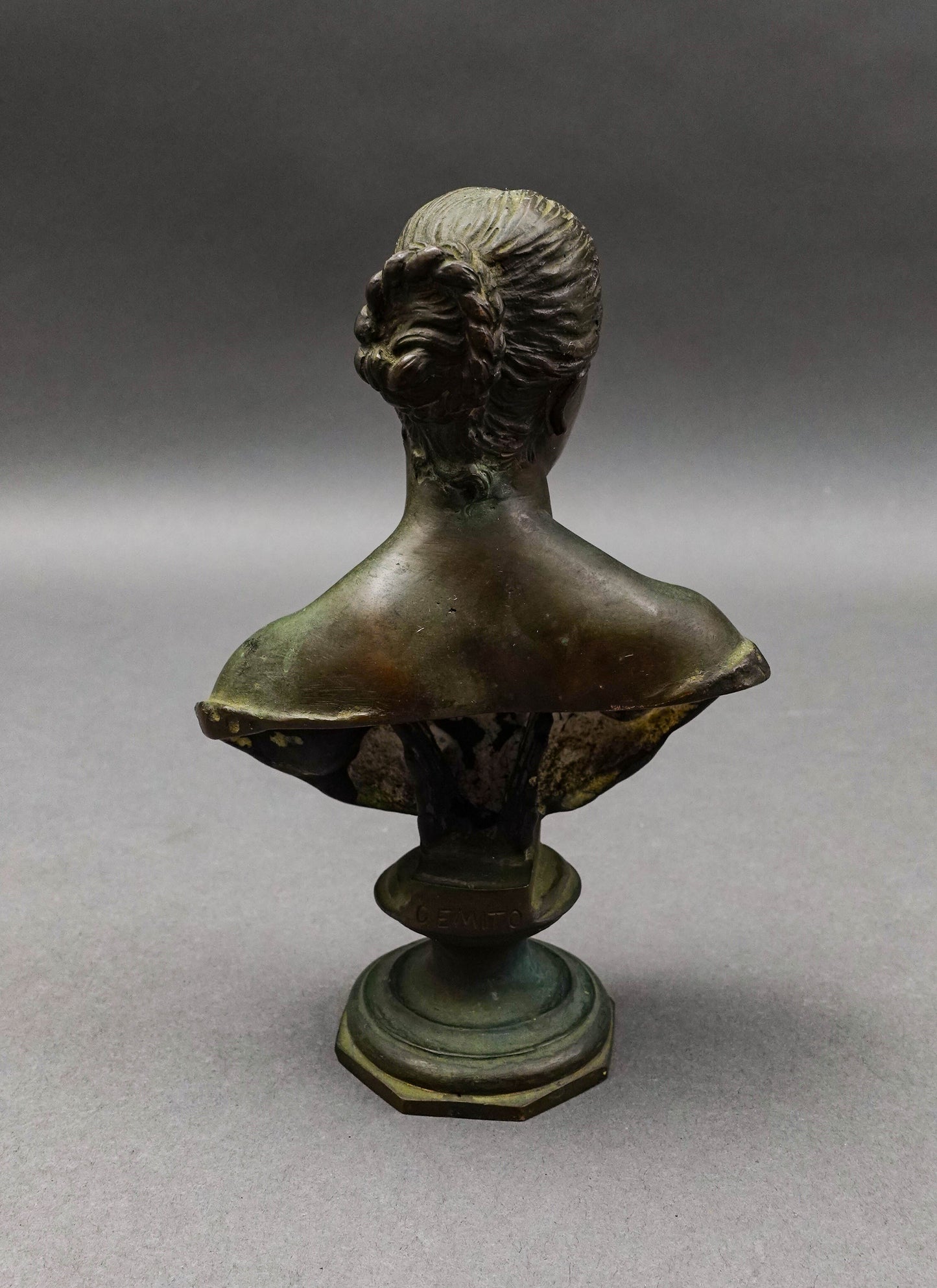 Vincenzo Gemito Naples Italy Antique Busto Di Donna Bronze Woman Bust Sculpture