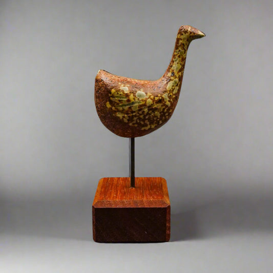 Richard Peeler (1928-1998) MCM Handcrafted Studio Pottery Bird Sculpture