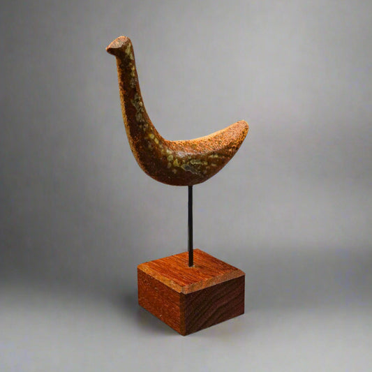 Richard Peeler (1928-1998) MCM Handcrafted Studio Pottery Bird Sculpture