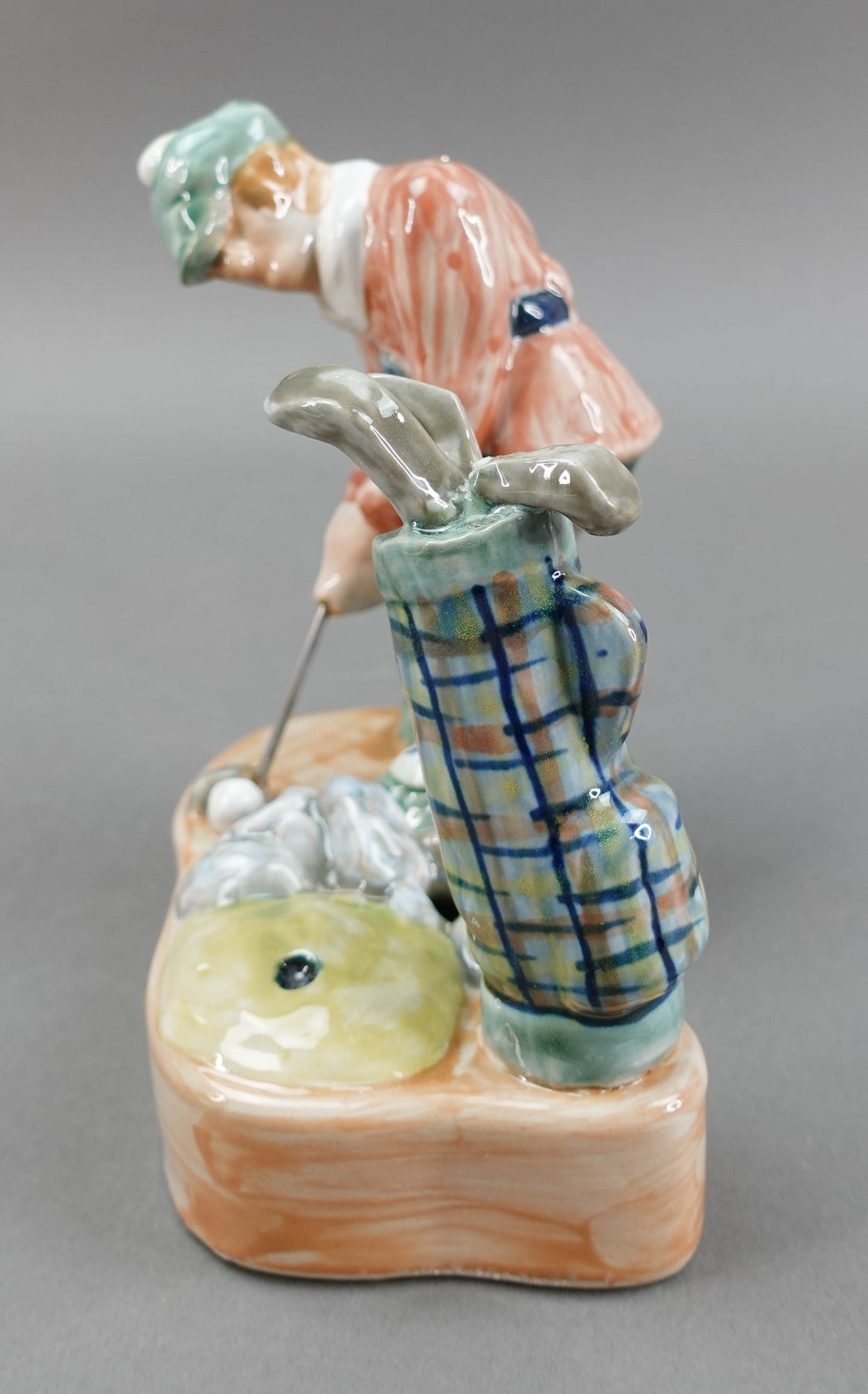 Louisville Stoneware Kentucky Vintage Golfer Pottery Figurine Rare