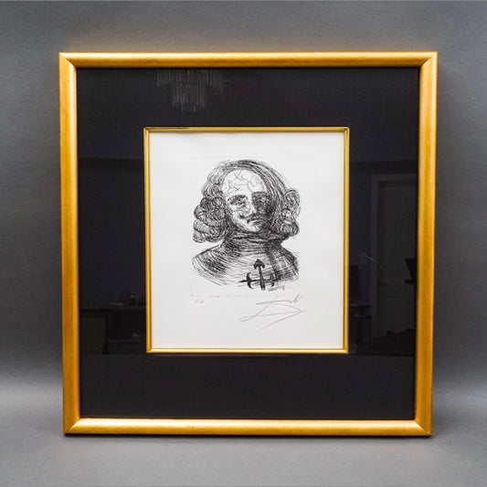 Salvador Dali Signed Velazquez Etching Immortals Of Art Artist Edition EA