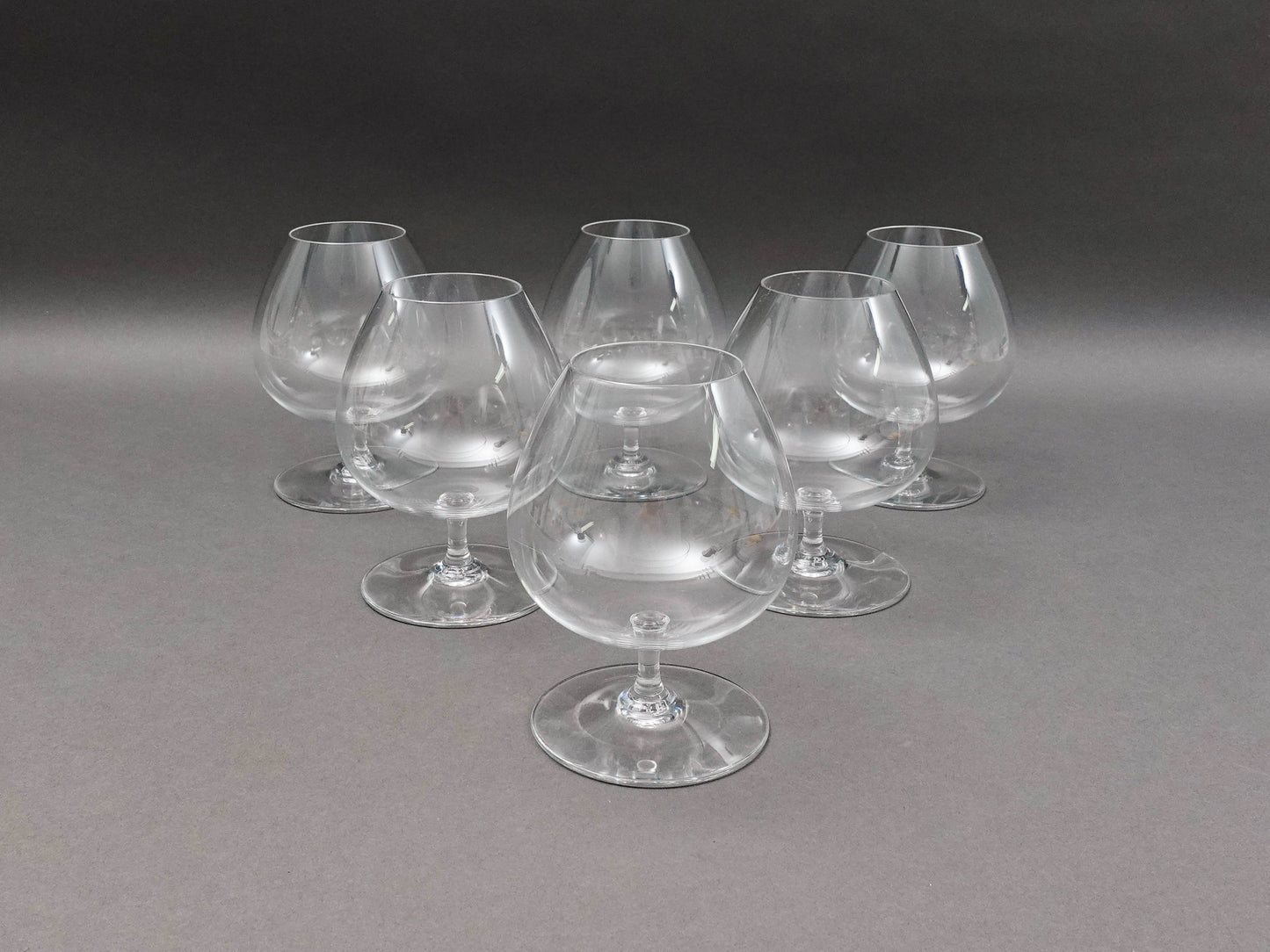 Baccarat Crystal France Perfection Large 5 5/8" Brandy Snifter Glasses Set Of 6