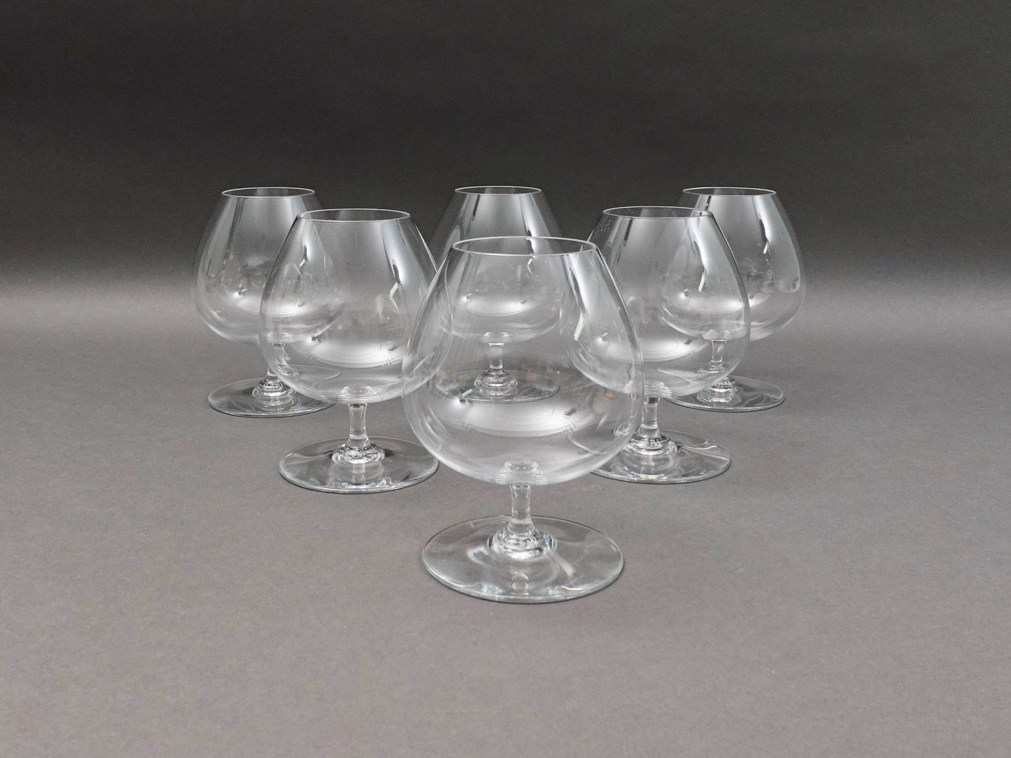 Baccarat Crystal France Perfection Large 5 5/8" Brandy Snifter Glasses Set Of 6