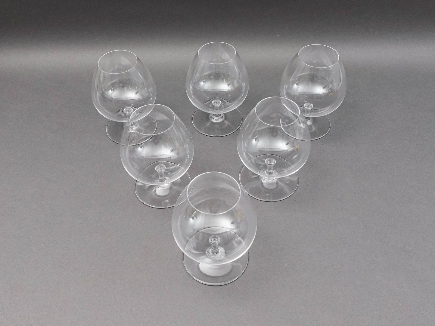 Baccarat Crystal France Perfection Large 5 5/8" Brandy Snifter Glasses Set Of 6