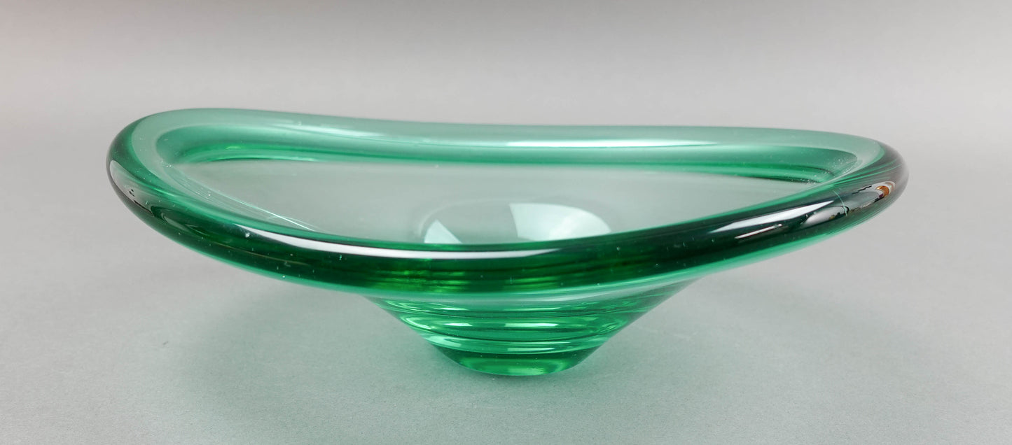 Holmegaard Denmark 1956 By Per Lutken Vintage MCM Danish Art Glass Selandia Bowl