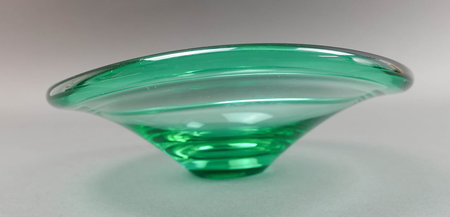 Holmegaard Denmark 1956 By Per Lutken Vintage MCM Danish Art Glass Selandia Bowl