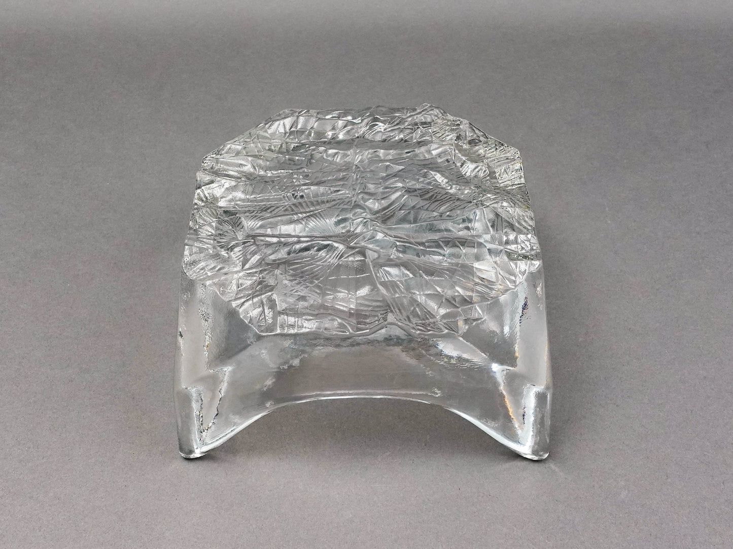 Iittala Finland Tapio Wirkkala Finland Lunaria Art Glass Catchall Bowl