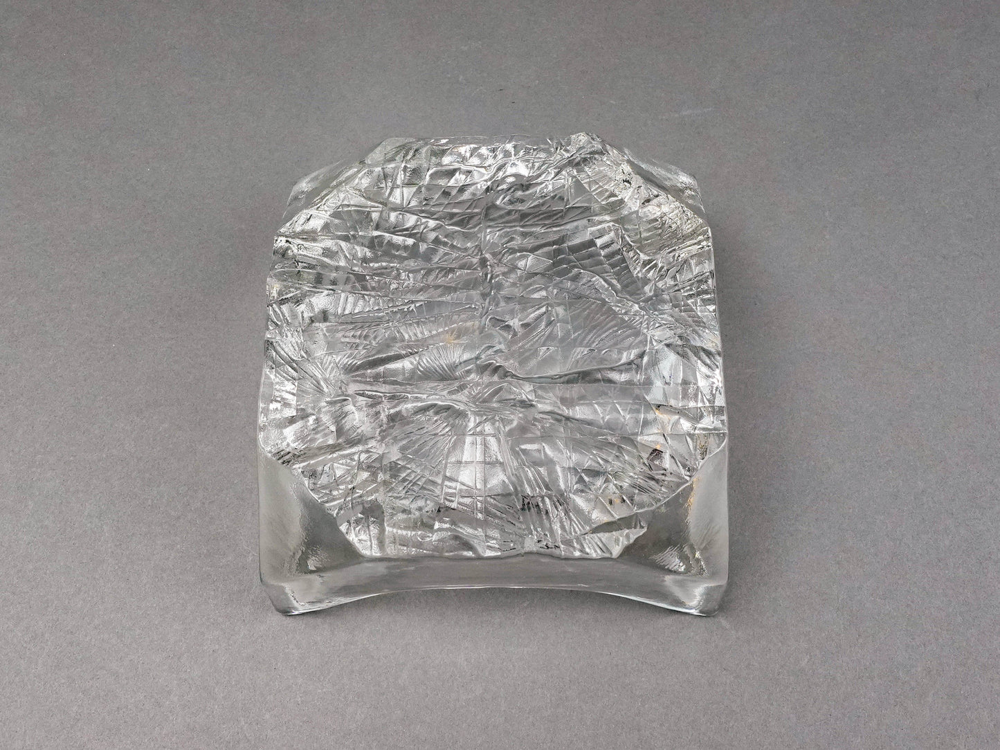 Iittala Finland Tapio Wirkkala Finland Lunaria Art Glass Catchall Bowl