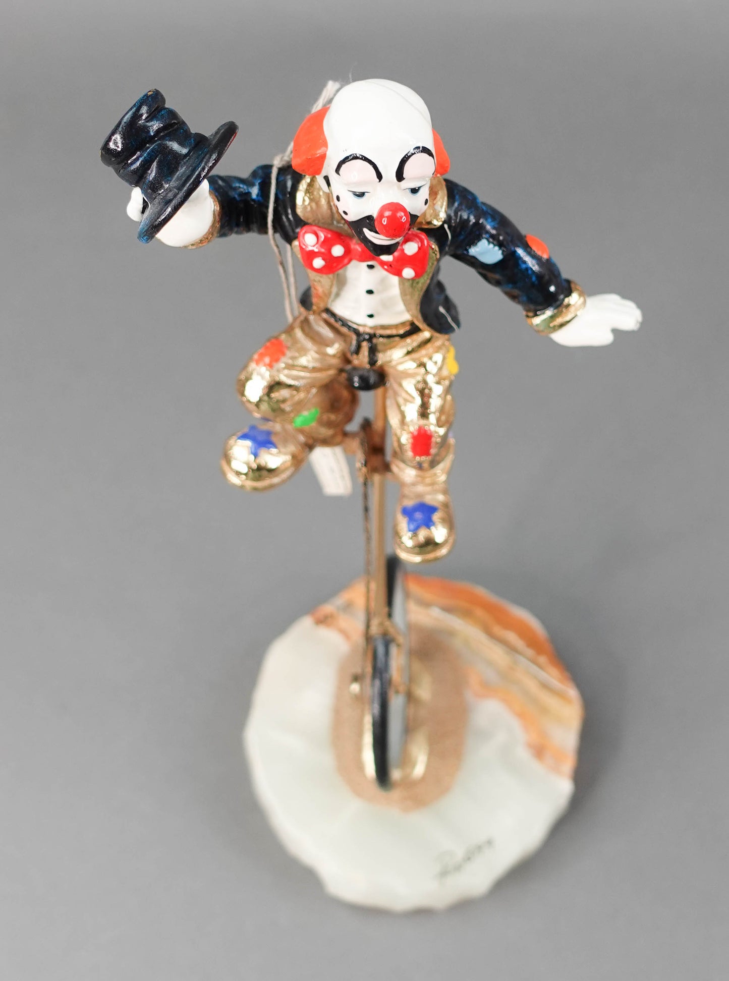 Ron Lee 1999 "Hobo Joe On Unicycle" 24K Clown Figurine Signed & Numbered 52/950