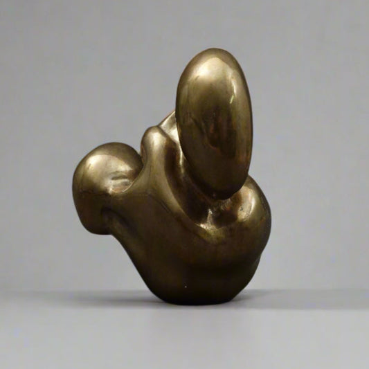 Michael Shacham (B 1938) Bronze Abstract Figural Sculpture Limited Edition 12/12