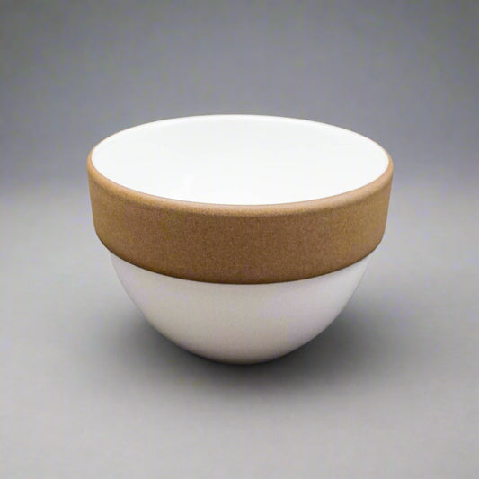 Edith Heath Ceramics Sausalito California White 5 1/2" Rim Line Cereal Bowl