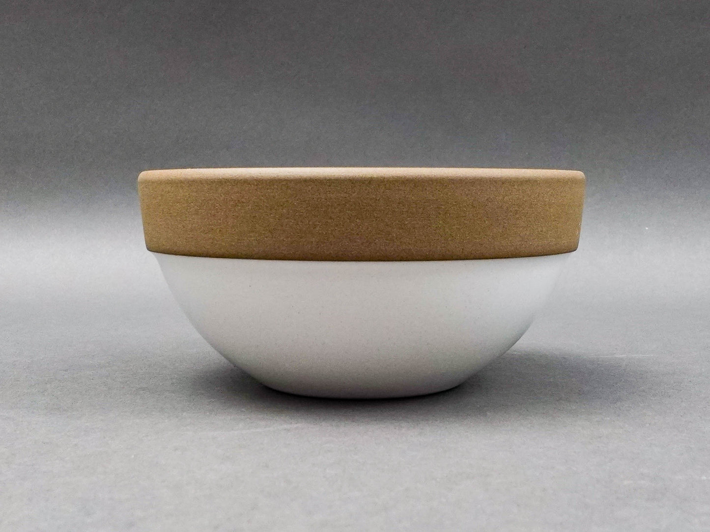 Edith Heath Ceramics Sausalito California White 5 1/2" Rim Line Cereal Bowl