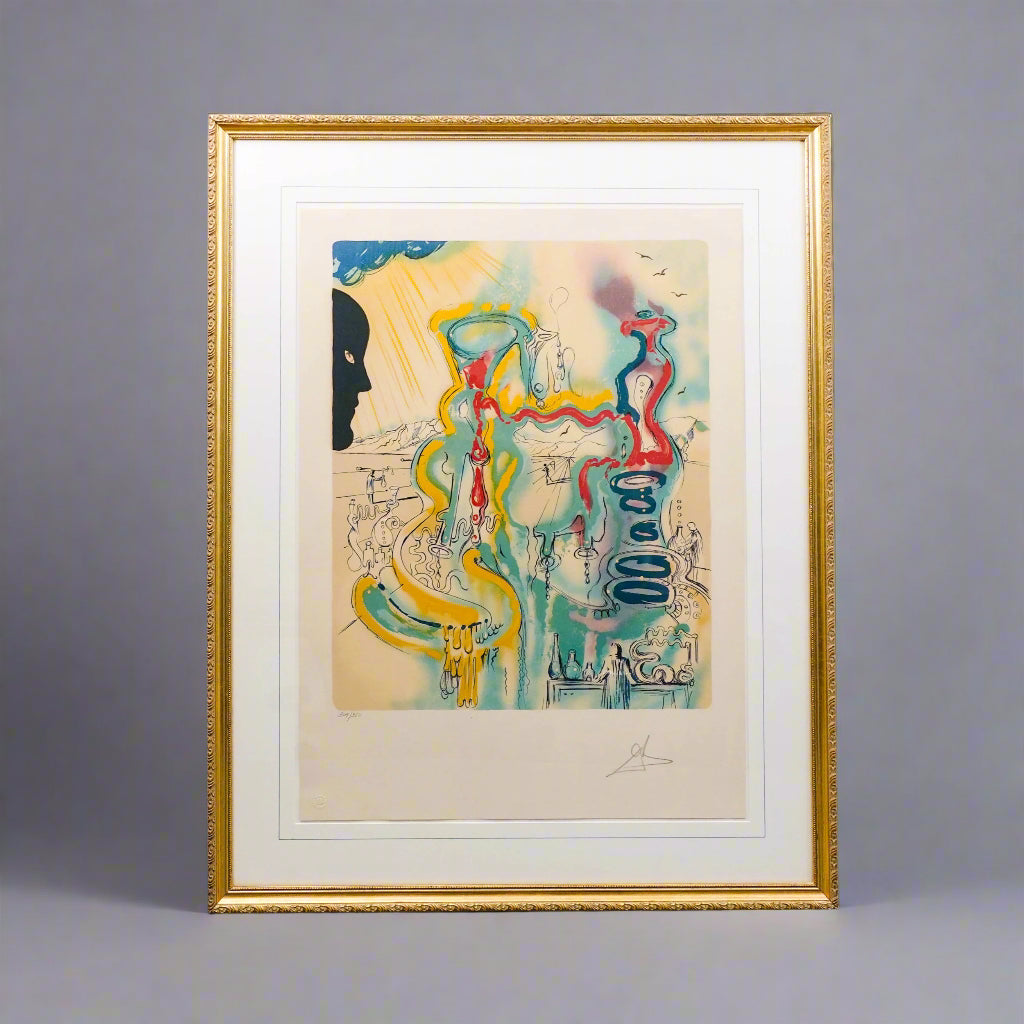 Salvador Dali (Spanish, 1904-1989) Signed Les Mystere de l'Alchimiste Lithograph