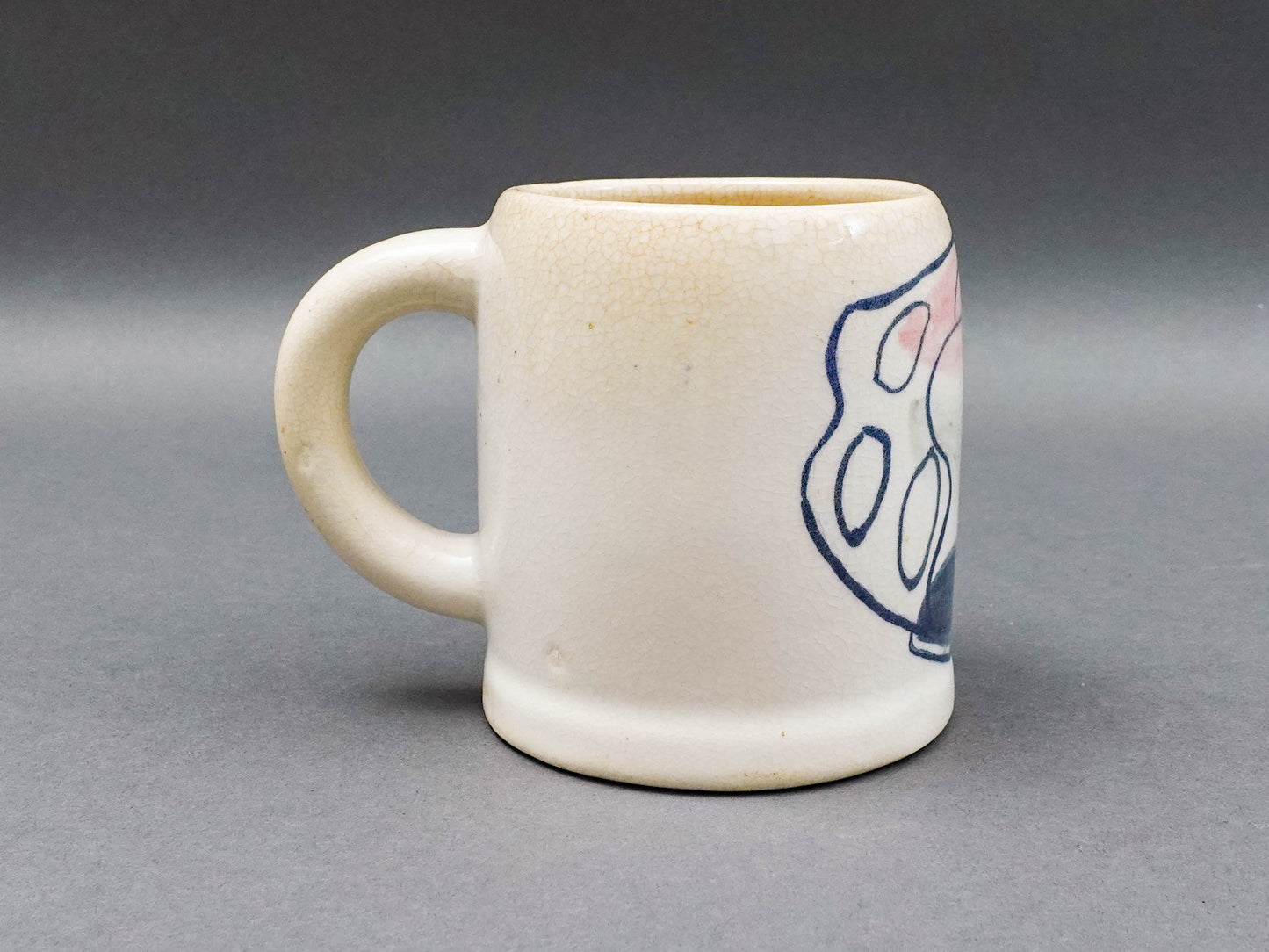 Amelia Pelaez (Cuban, 1897-1968) Master Artist Painted Ceramic Mug A.P. 1952