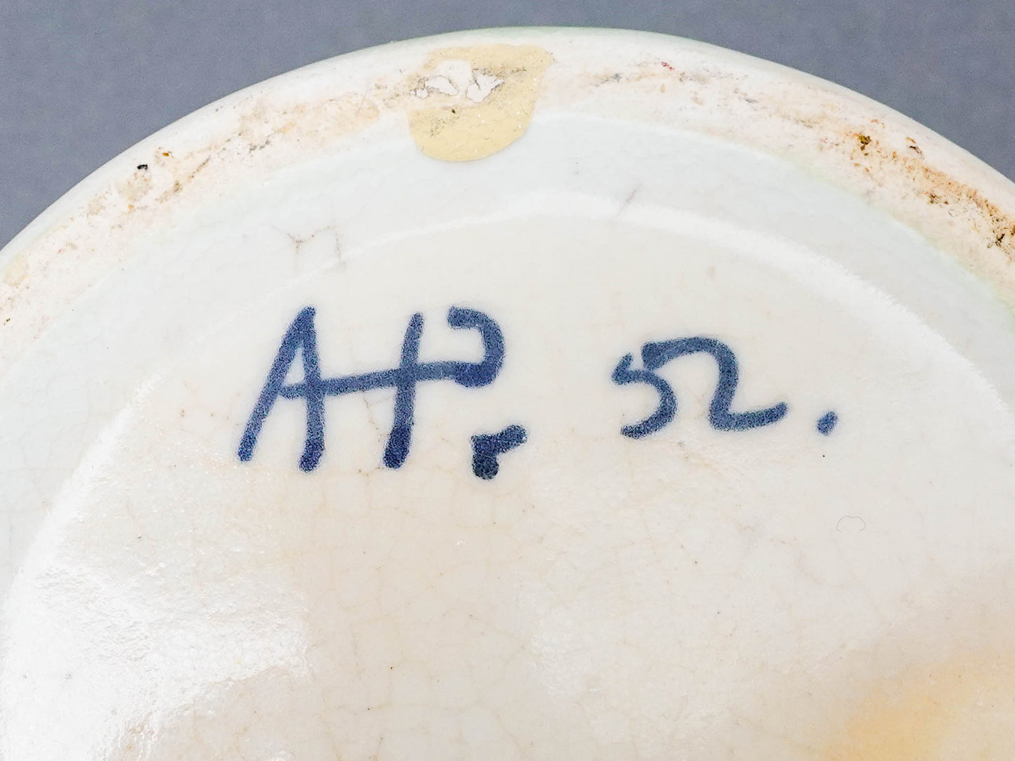 Amelia Pelaez (Cuban, 1897-1968) Master Artist Painted Ceramic Mug A.P. 1952