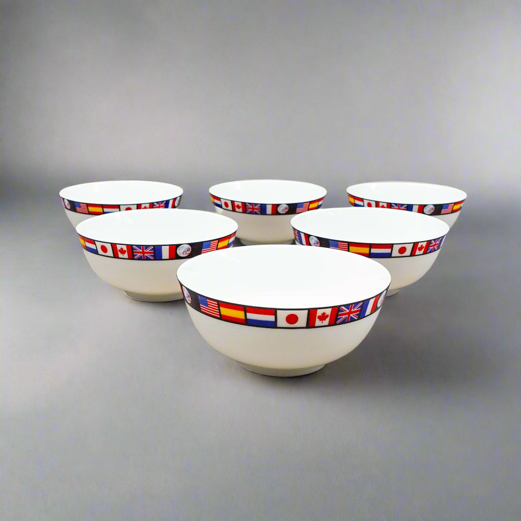 Tiffany & Co Japan 1998 World Congress On Information Technology Bowls Set Of 6