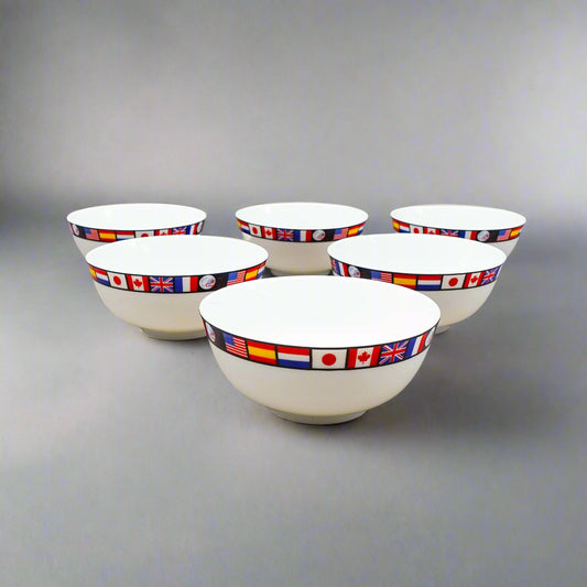 Tiffany & Co Japan 1998 World Congress On Information Technology Bowls Set Of 6