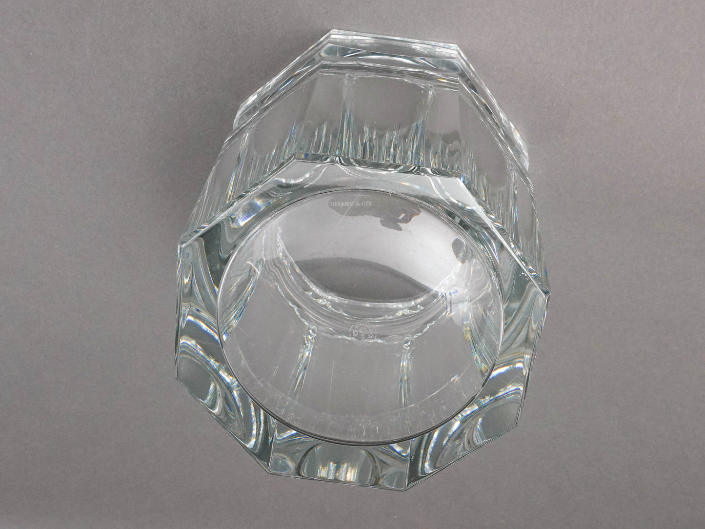 Baccarat Crystal France Tiffany & Co. Harcourt Champagne Ice Bucket 9" (Read)