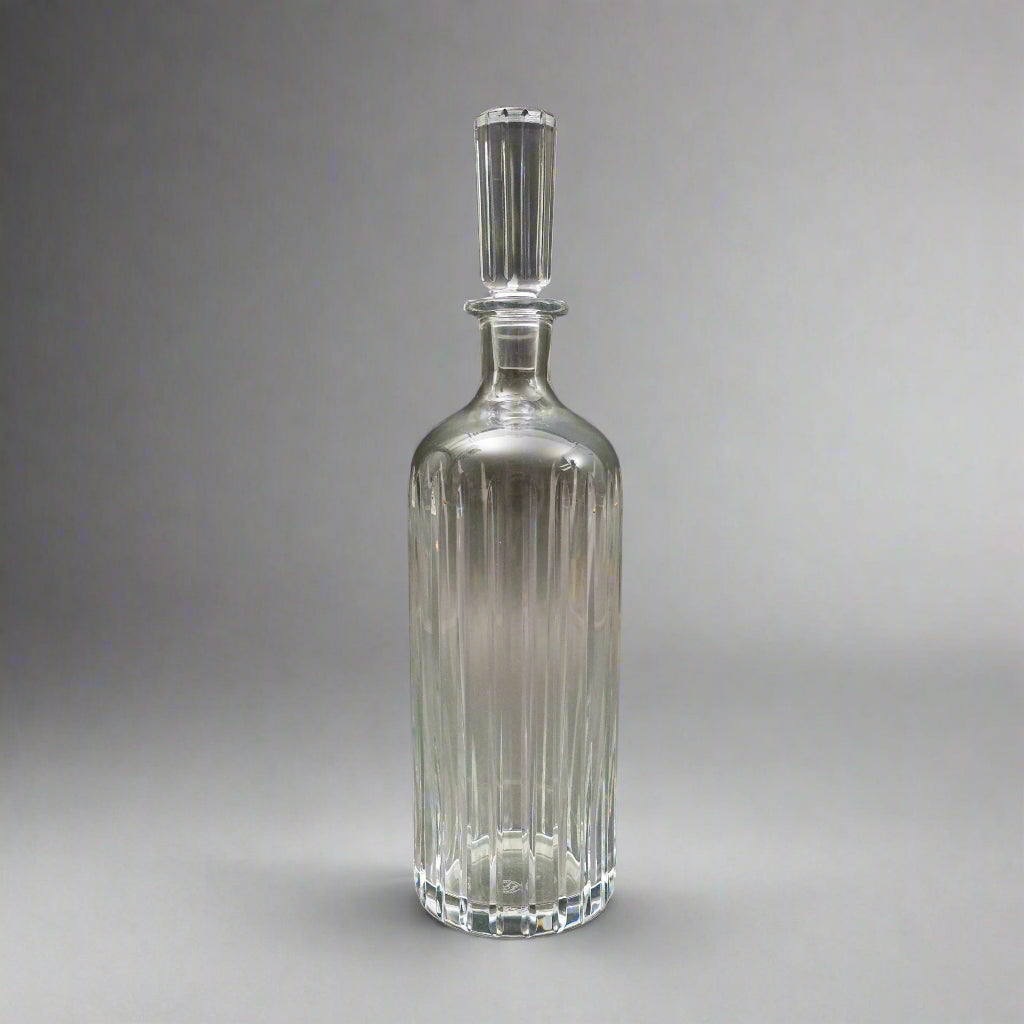 Baccarat France Harmonie Wine Whiskey Cut Crystal Glass Decanter With Stopper