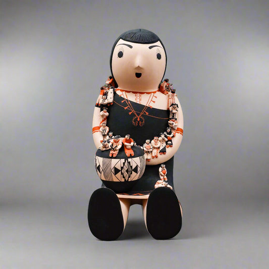 Dena Suina Cochiti Pueblo New Mexico Storyteller 30 Children Pottery Sculpture