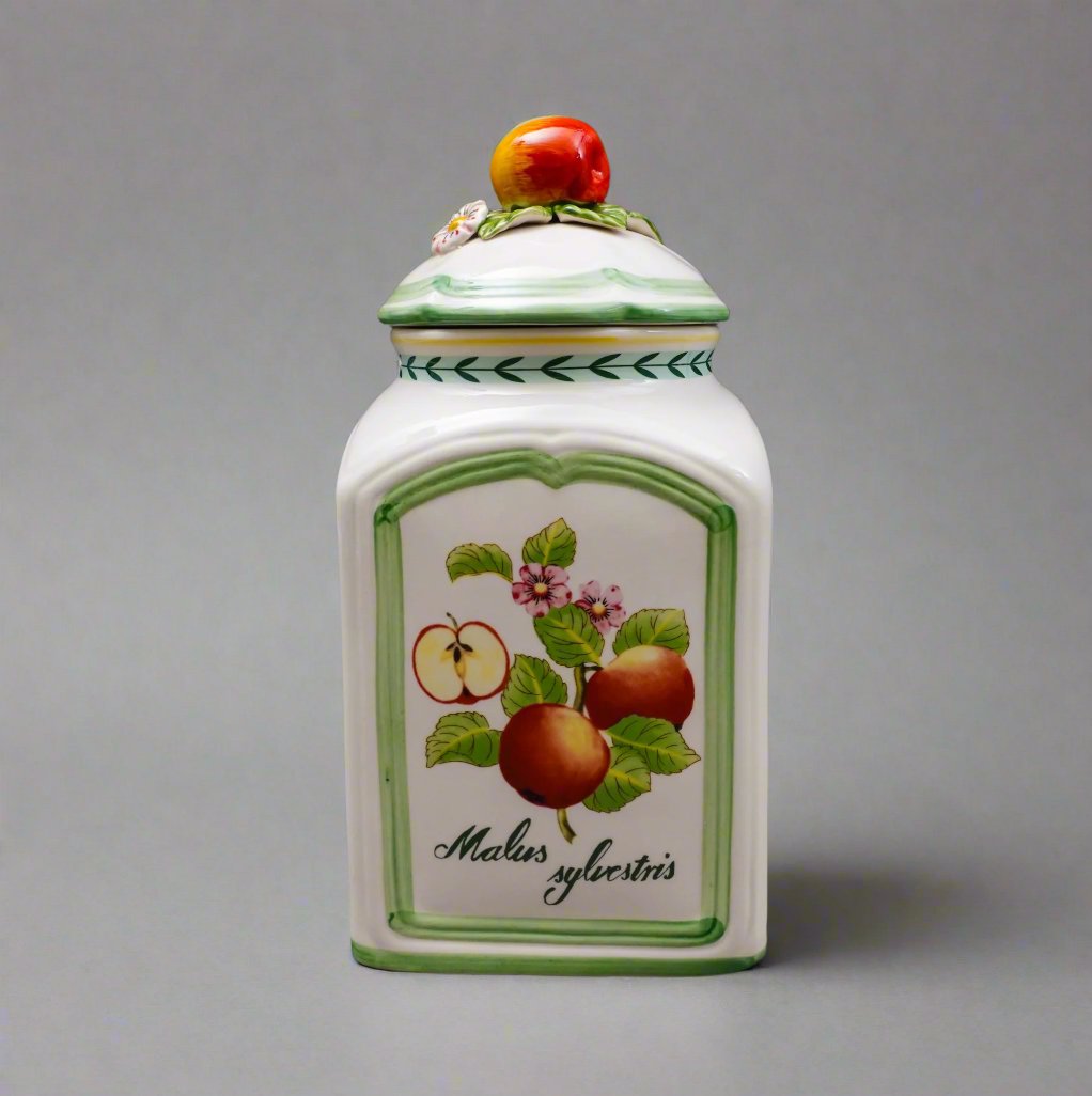 Villeroy & Boch Germany French Garden Charm Malus Sylvestris Lidded Jar Canister