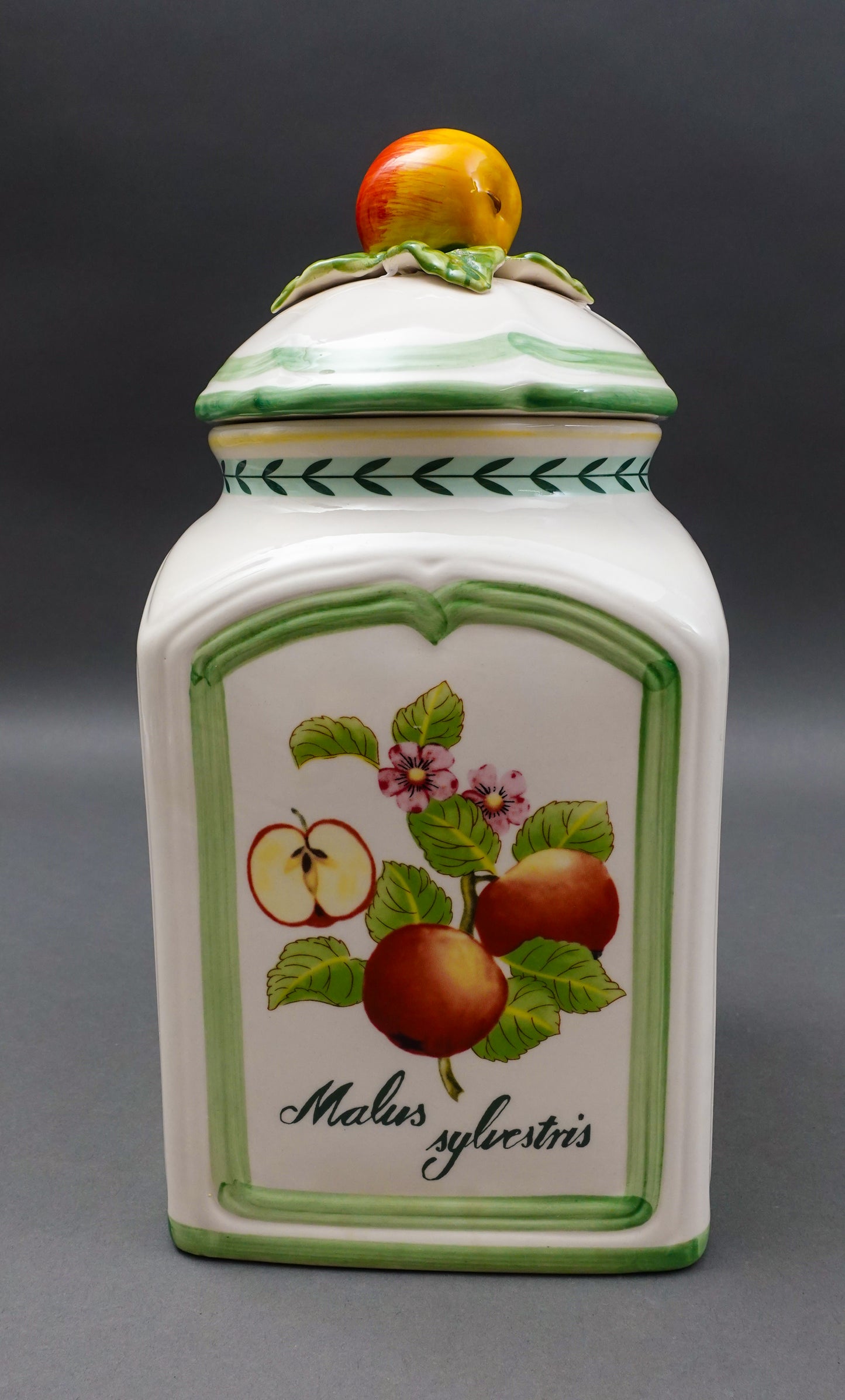 Villeroy & Boch Germany French Garden Charm Malus Sylvestris Lidded Jar Canister