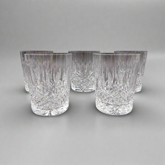 Waterford Crystal Ballybay Double Old Fashioned Tumbler Glasses Set Of 5