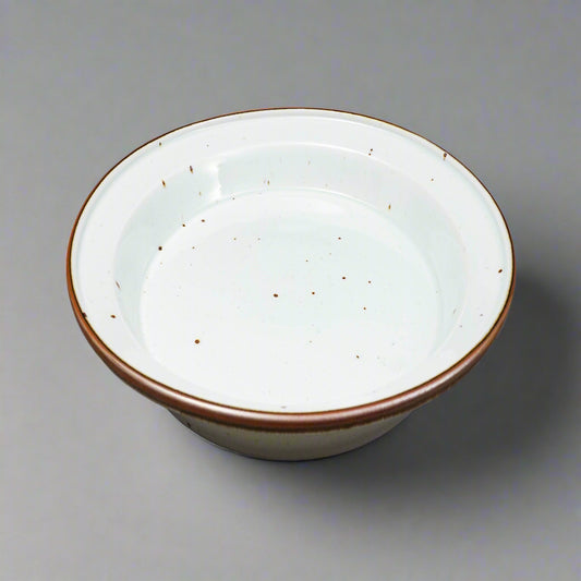 Dansk Denmark Niels Refsgaard Brown Mist 13" Deep Round Bowl Platter Pie Dish