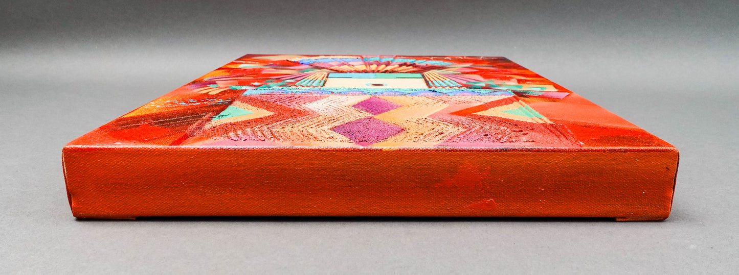 Tony Abeyta (Dine Navajo, B. 1965) Signed Oil On Canvas Painting