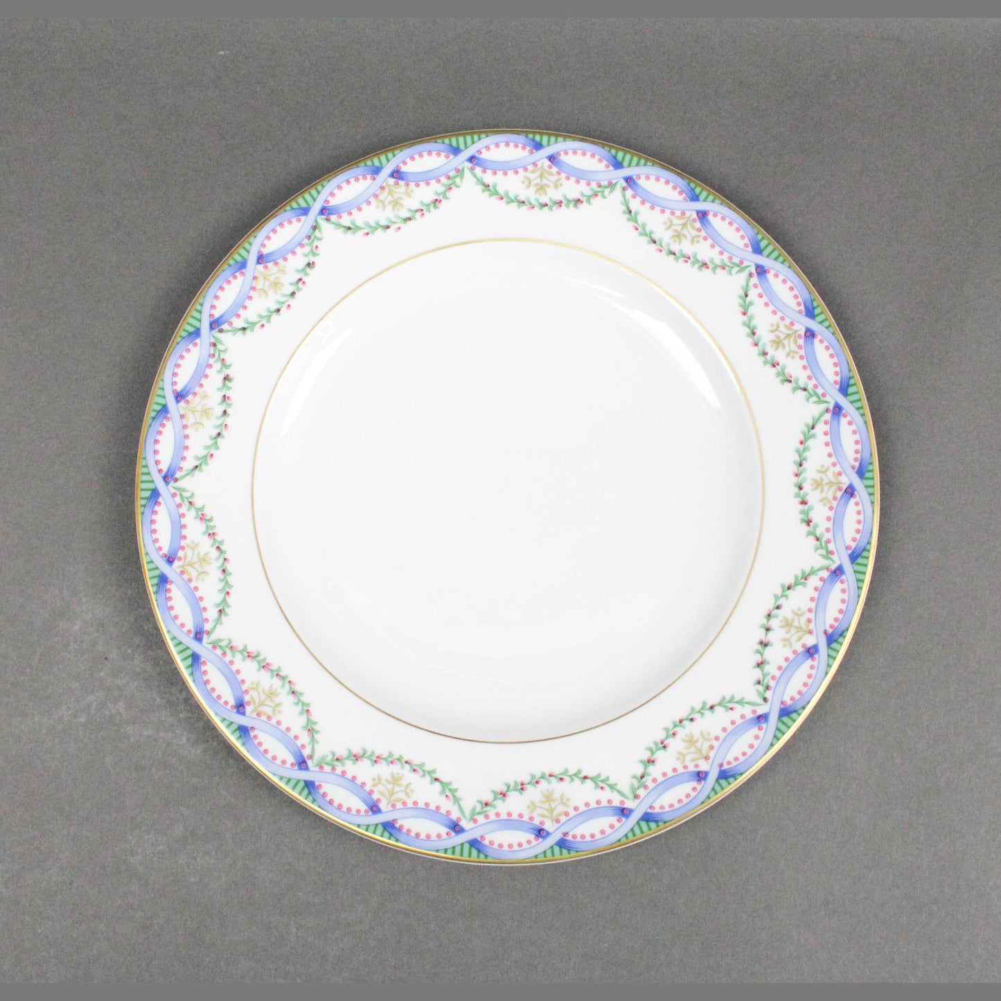 Tiffany & Co Limoges France Louveciennes Porcelain 10 3/8” Dinner Plate