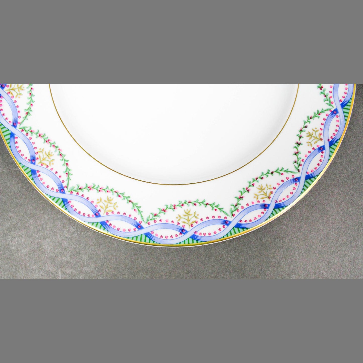 Tiffany & Co Limoges France Louveciennes Porcelain 10 3/8” Dinner Plate