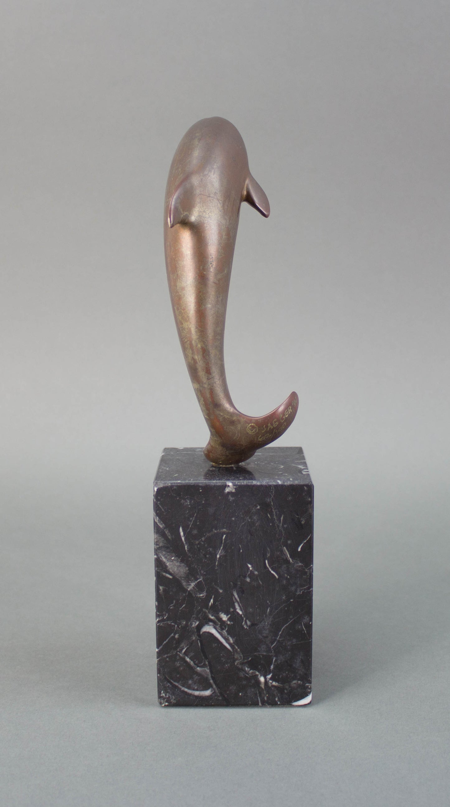 John Jagger Signed And Numbered Limited Edition Bronze Dolphin Sculpture