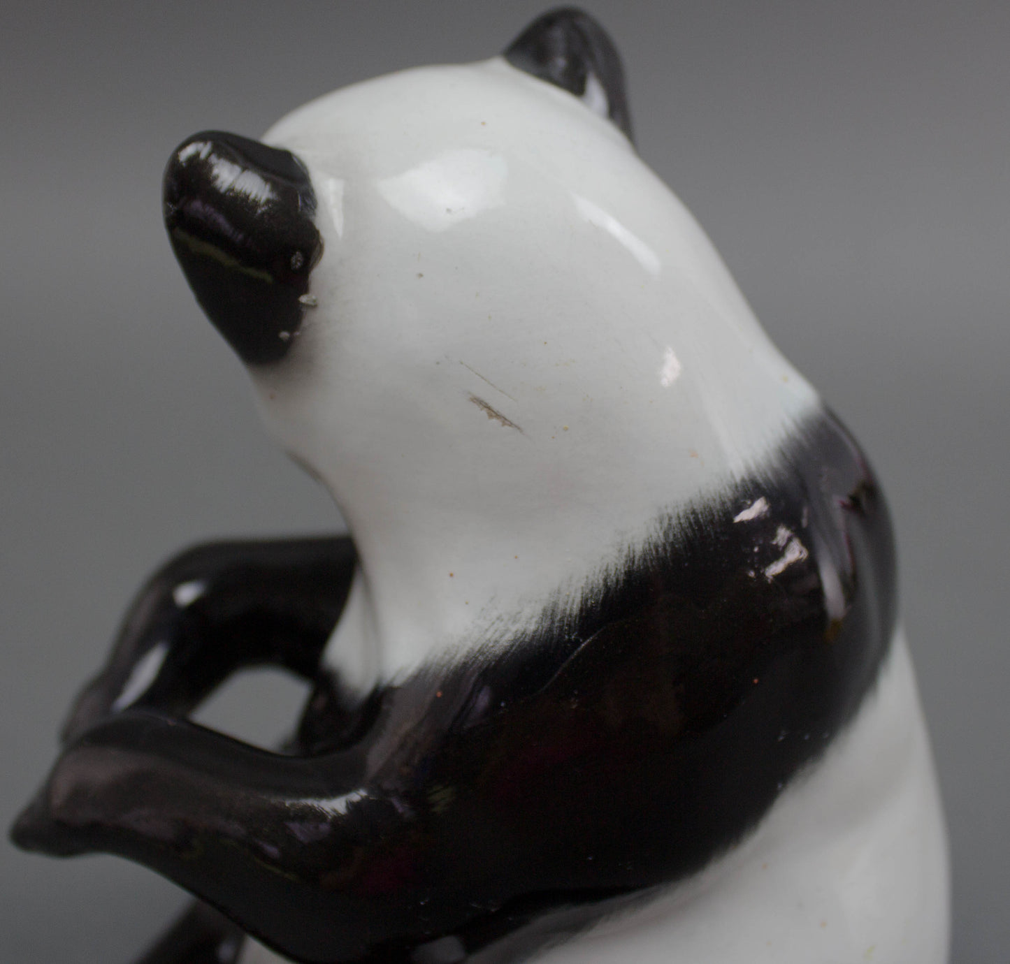 Ronzan Italian Ceramic Panda Bear Hand Painted Figurine Made In Italy 1471/3