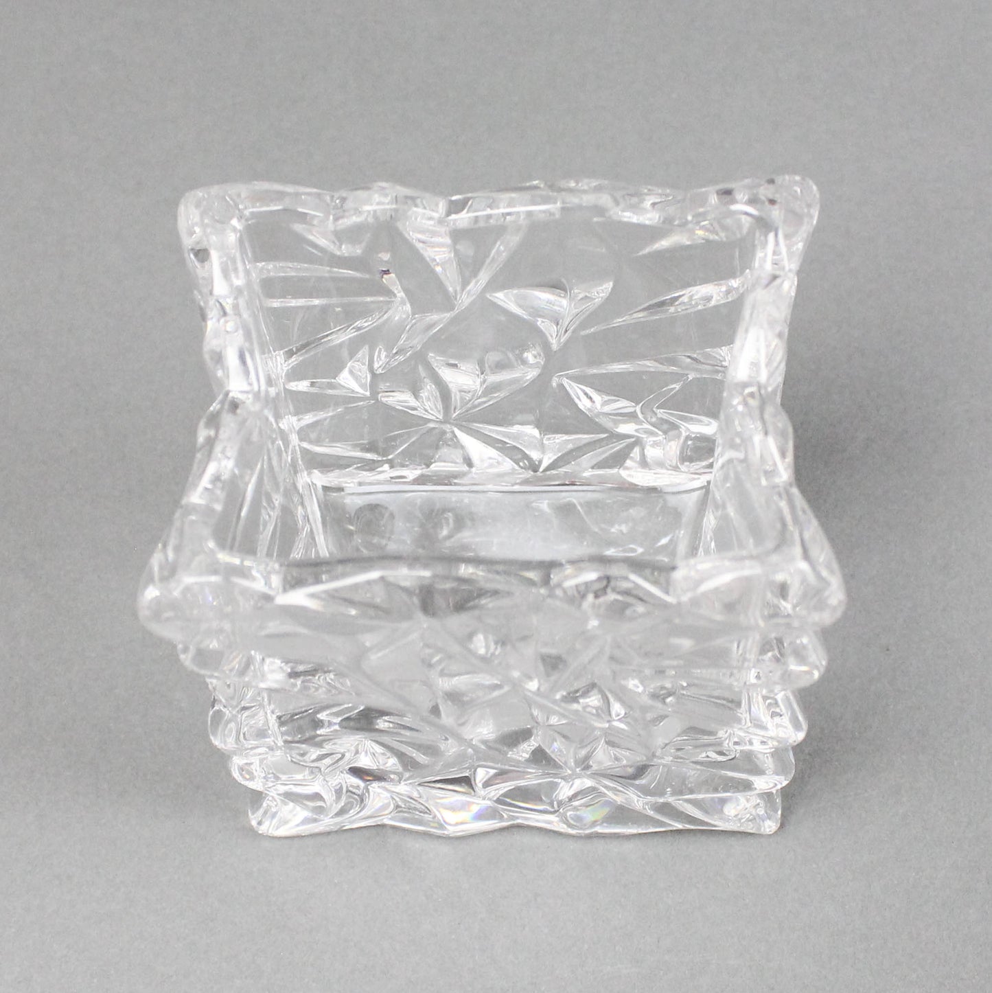 Rosenthal Studio Line Germany Crystal Crinkled Bag Small Vase 3 1/2" Tall